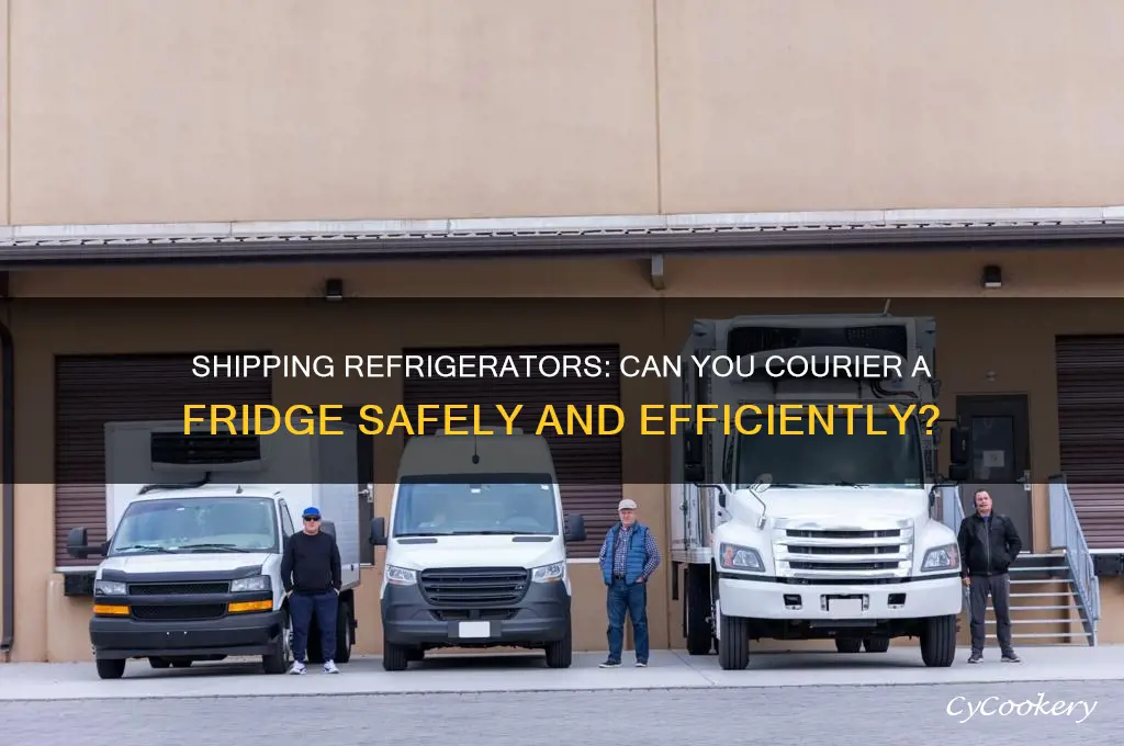 can we send refrigerator through courier