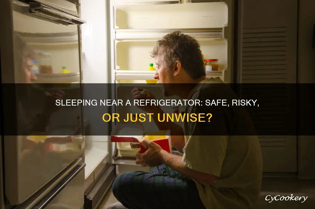 can we sleep beside refrigerator