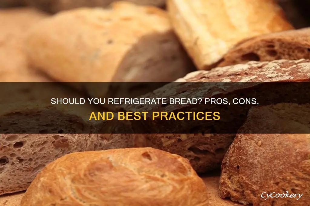 can we store bread in refrigerator