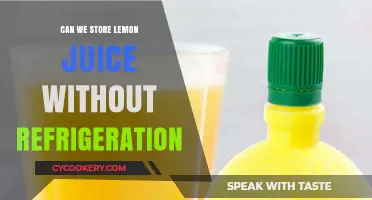 Storing Lemon Juice Without Refrigeration: Tips for Freshness and Safety