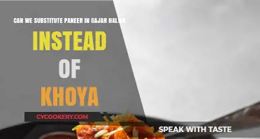 Paneer in Gajar Halwa: A Tasty Substitute for Khoya?