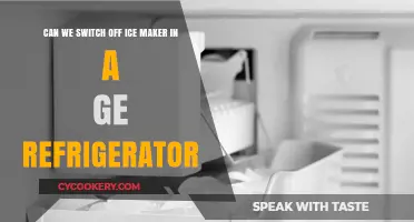 How to Disable Your GE Refrigerator's Ice Maker Easily