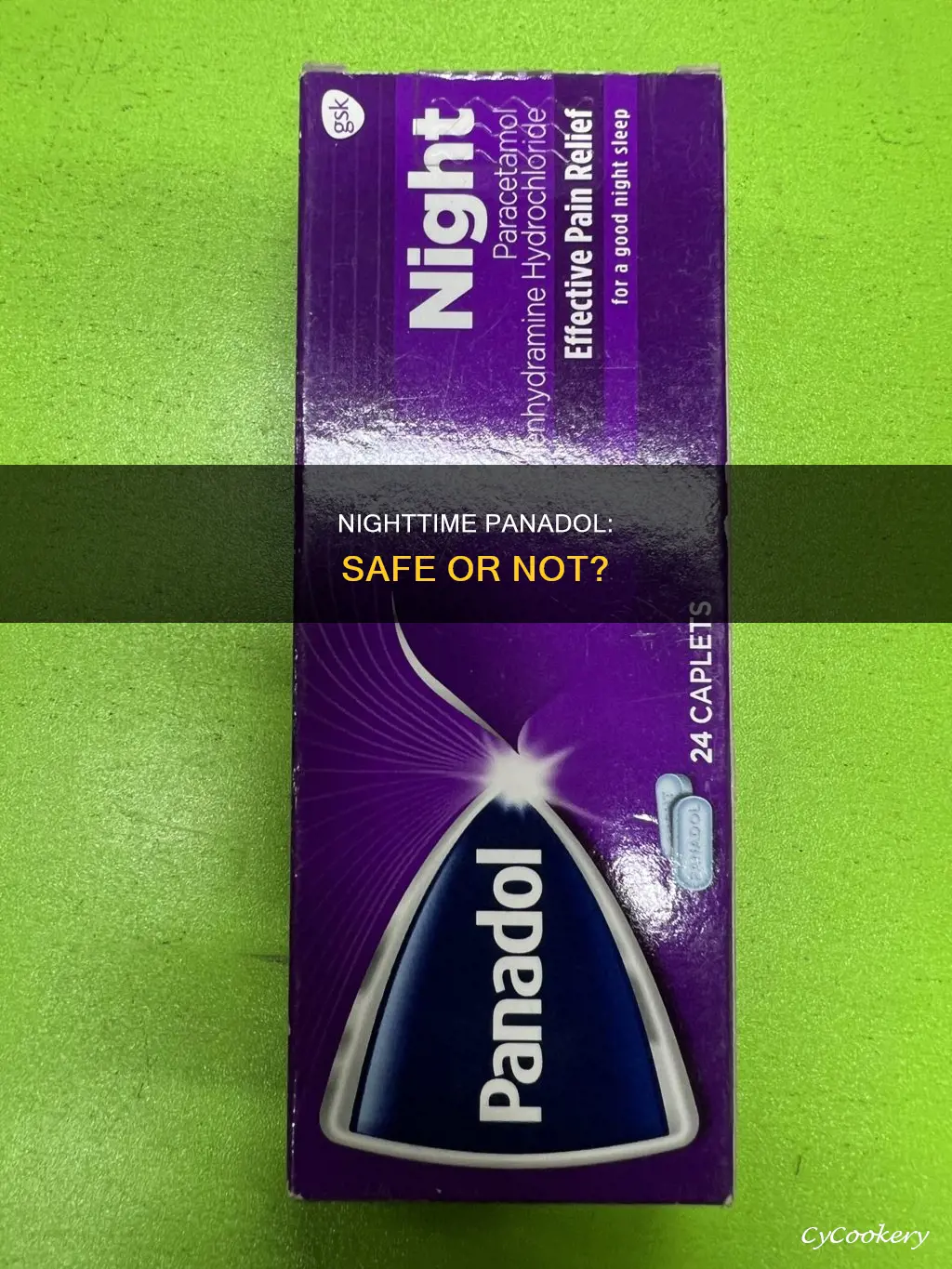 can we take pan d at night