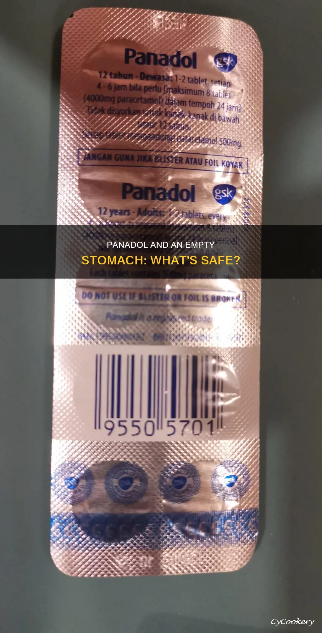 can we take pan d empty stomach