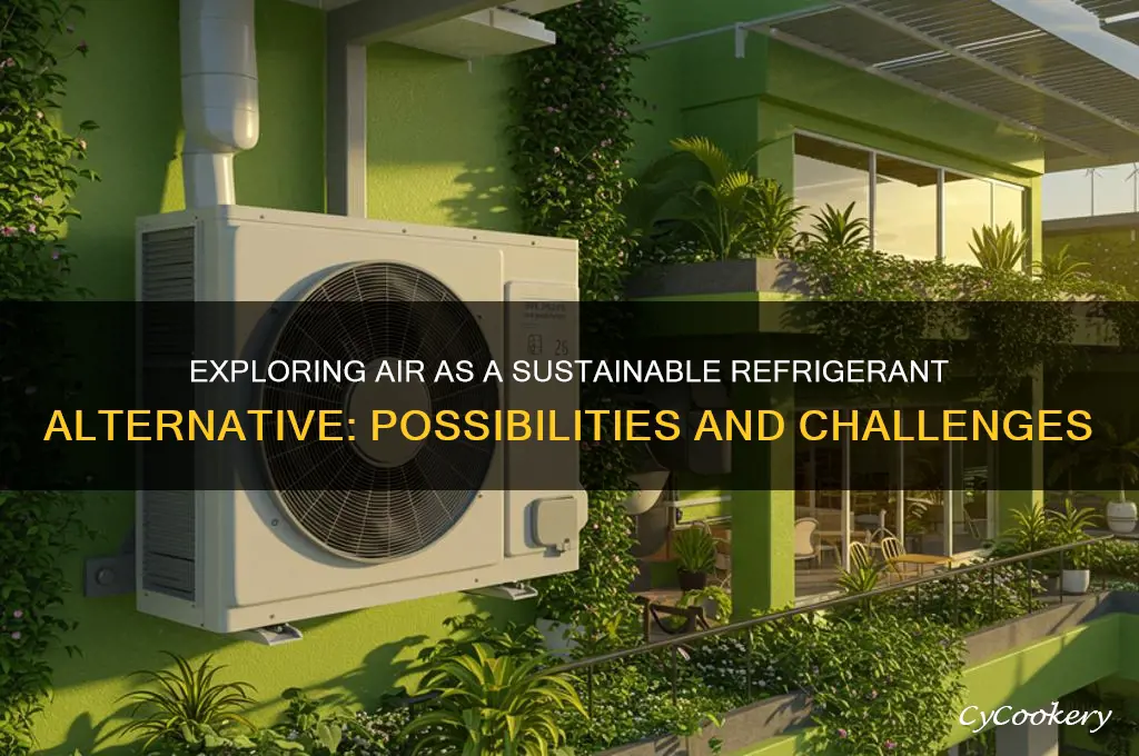 can we use air as a refrigerant