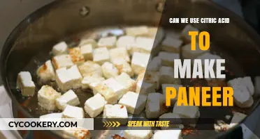 Citric Acid and Paneer: A Perfect Pairing?