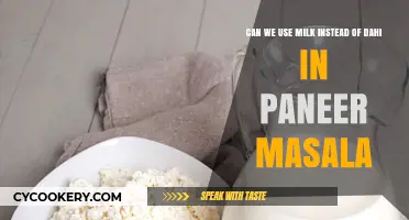 Milk or Dahi: What's the Best for Paneer Masala?