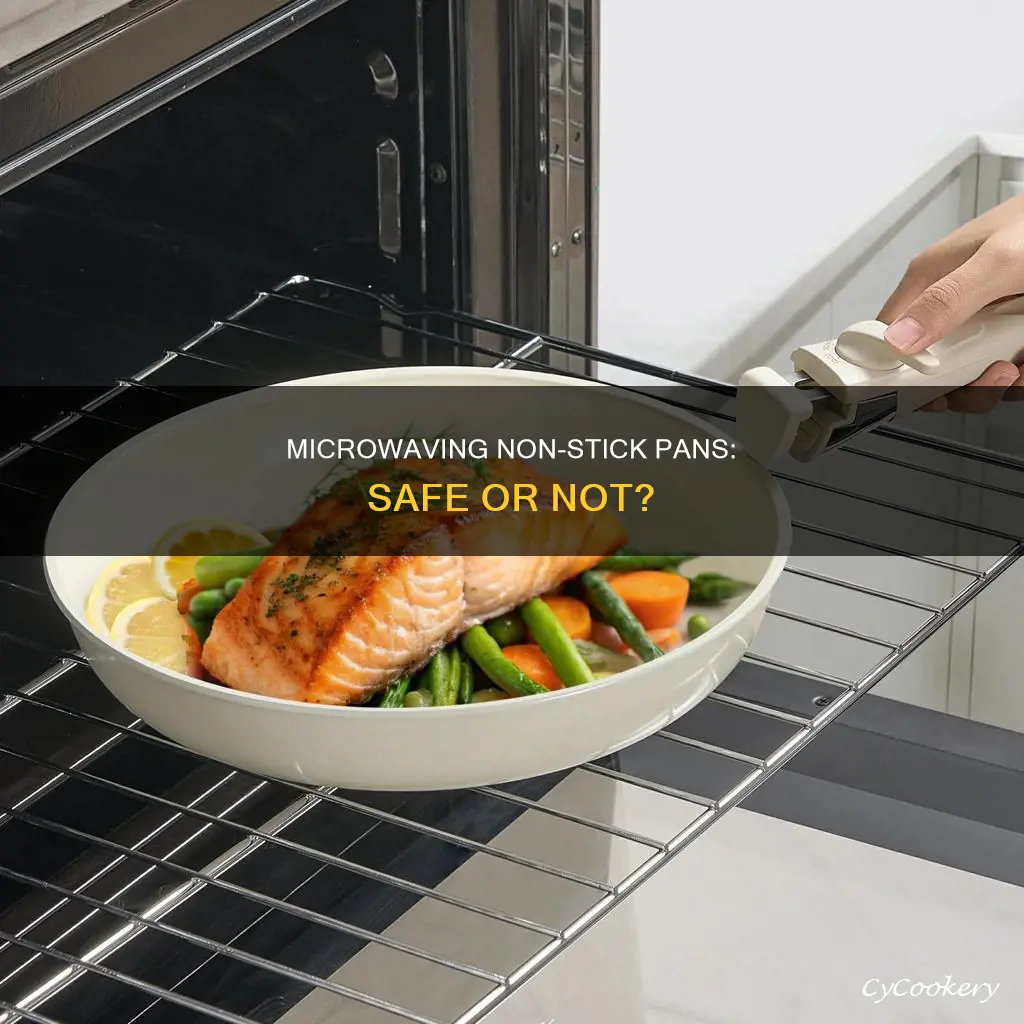 can we use non stick pan in microwave