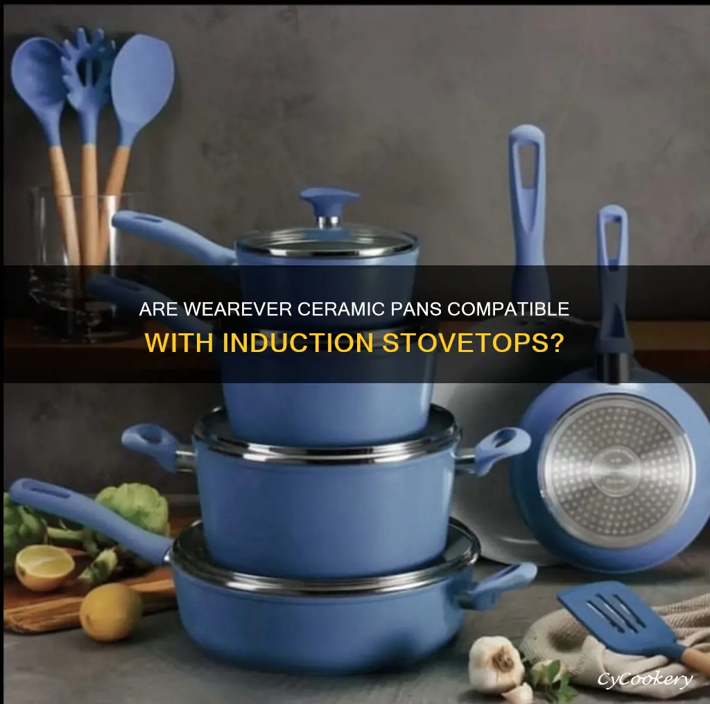 can wearever ceramic pans be used on induction cooktops