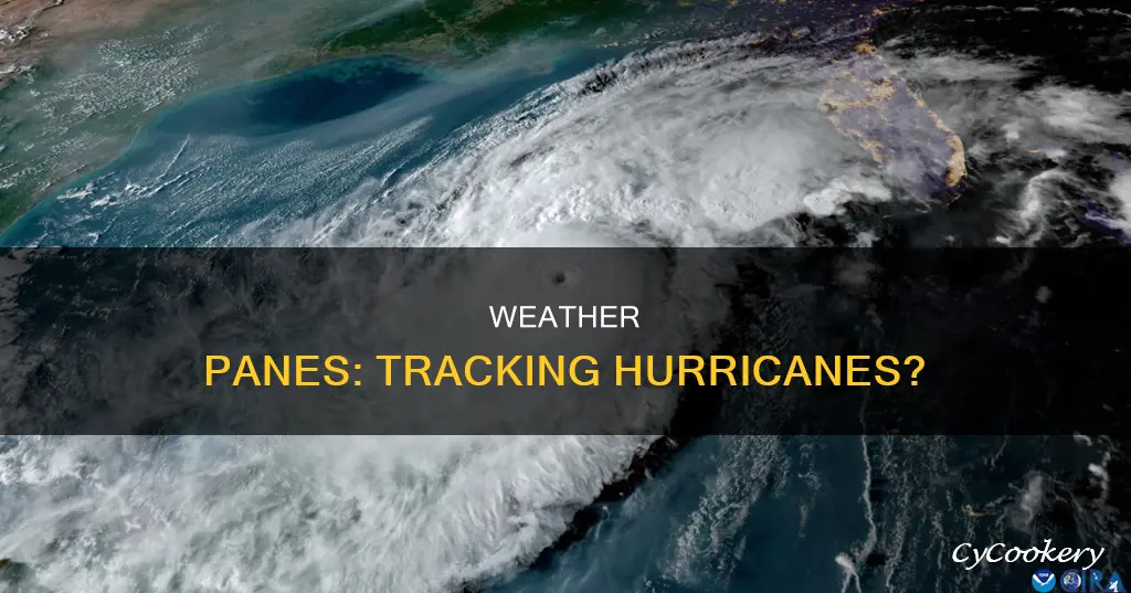 can weather panes be used to track hurricanes