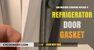 Weather Stripping vs. Fridge Door Gasket: Can It Be a Replacement?