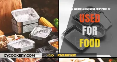 Weber Aluminum Drip Pans: Safe for Food?