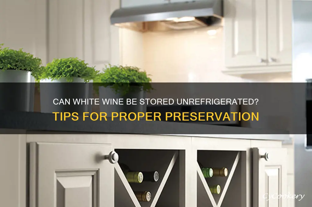 can white wine be removed from refrigerated