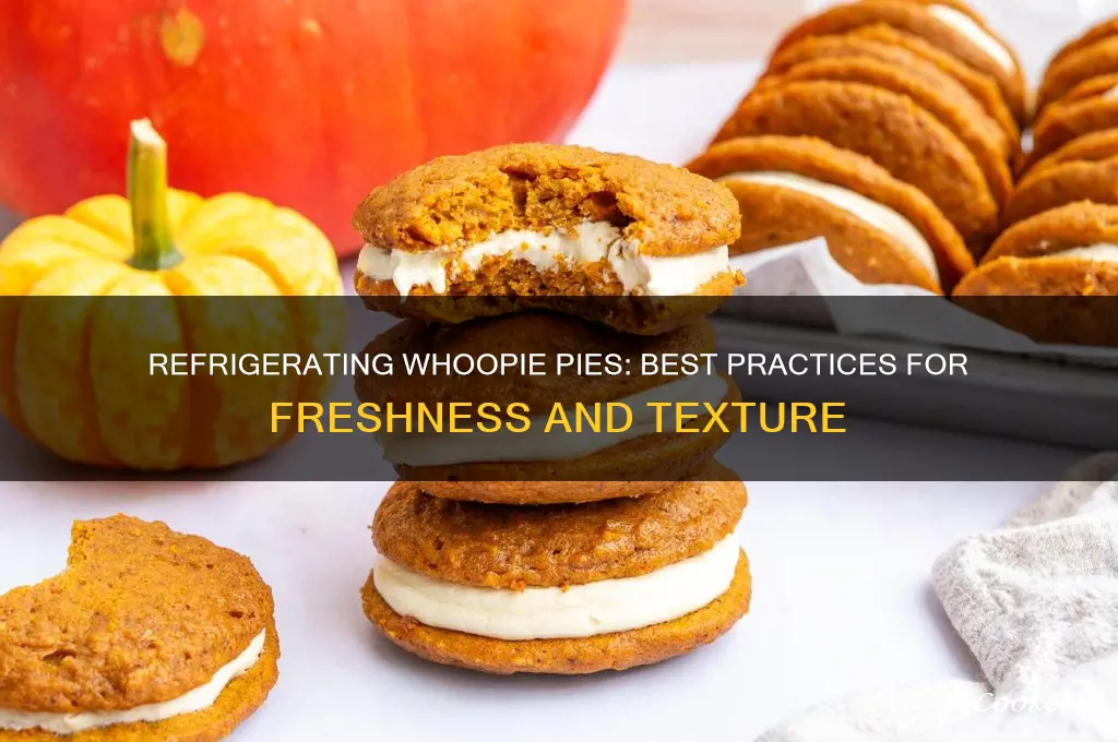 can whoopie pies be refrigerated