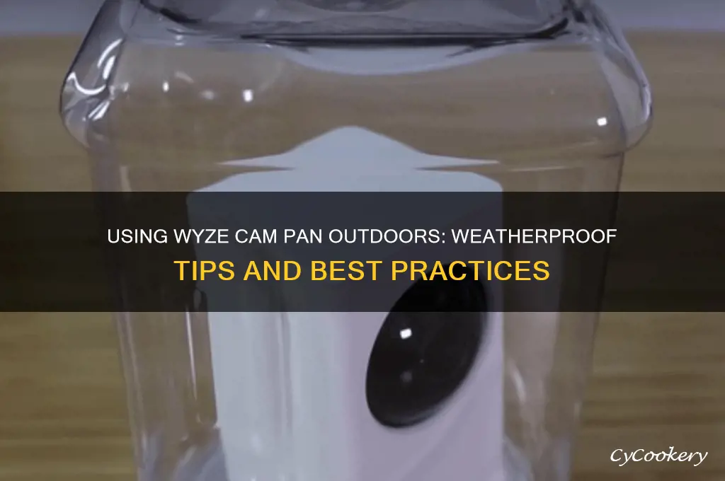 can wyze cam pan be used outside