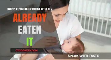 Can You Safely Refrigerate Formula After Your Baby Has Eaten?