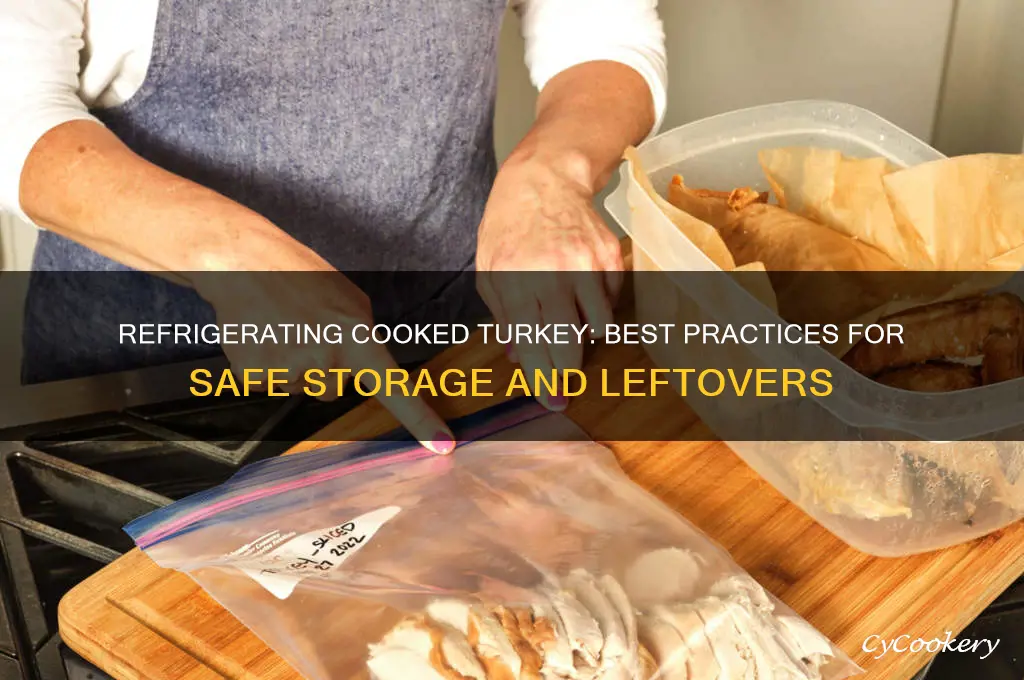 can yoi refrigerate turkey after cooking