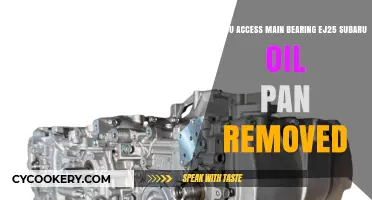 How to Access Main Bearing without Removing Oil Pan