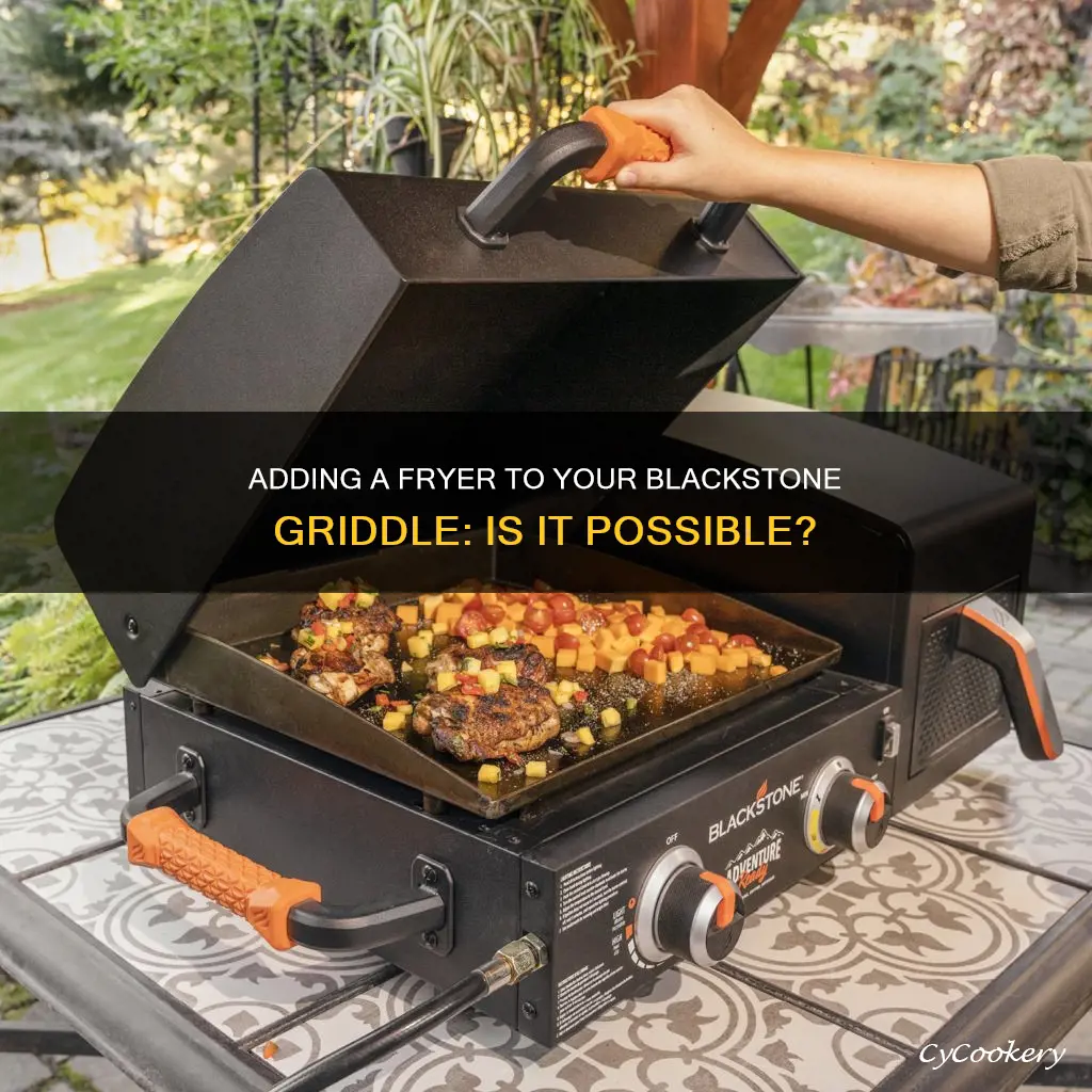 can you ad a fryer to blackstone griddle