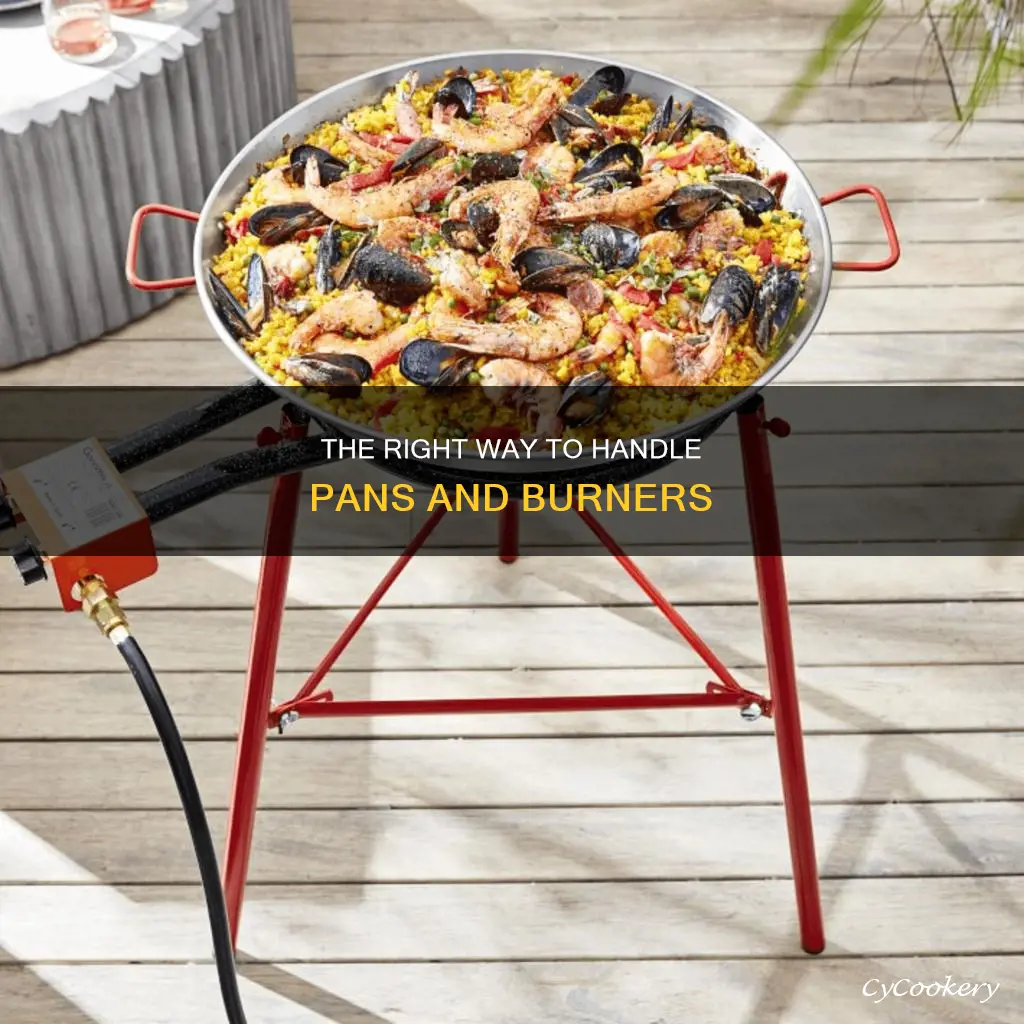 can you add a pan to a burner without oil