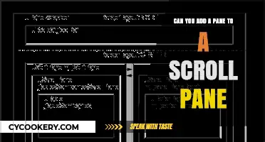 How to Add a Pane to a Scroll Pane?