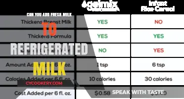 Can You Mix Fresh Milk with Refrigerated Milk? A Guide