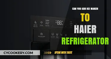 Adding an Ice Maker to Your Haier Fridge: Is It Possible?
