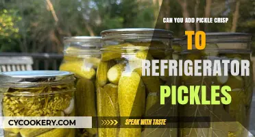 Adding Pickle Crisp to Refrigerator Pickles: Tips for Crunchy Success