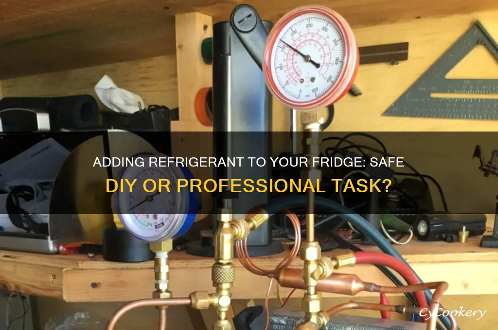 can you add refrigerant to a refrigerator