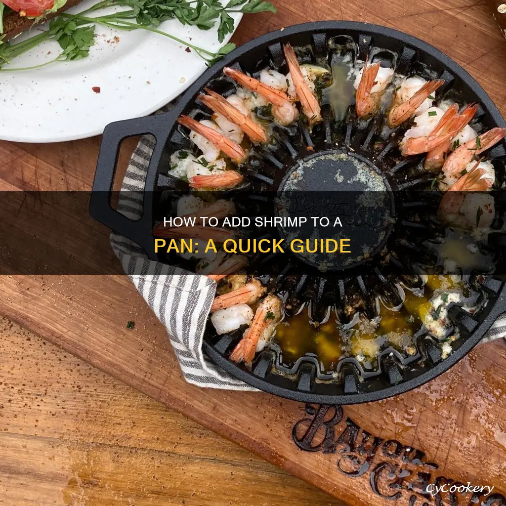 can you add to pan already cooked shrimp