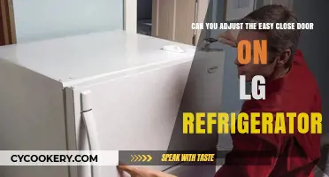 How to Adjust the Easy Close Door on Your LG Refrigerator