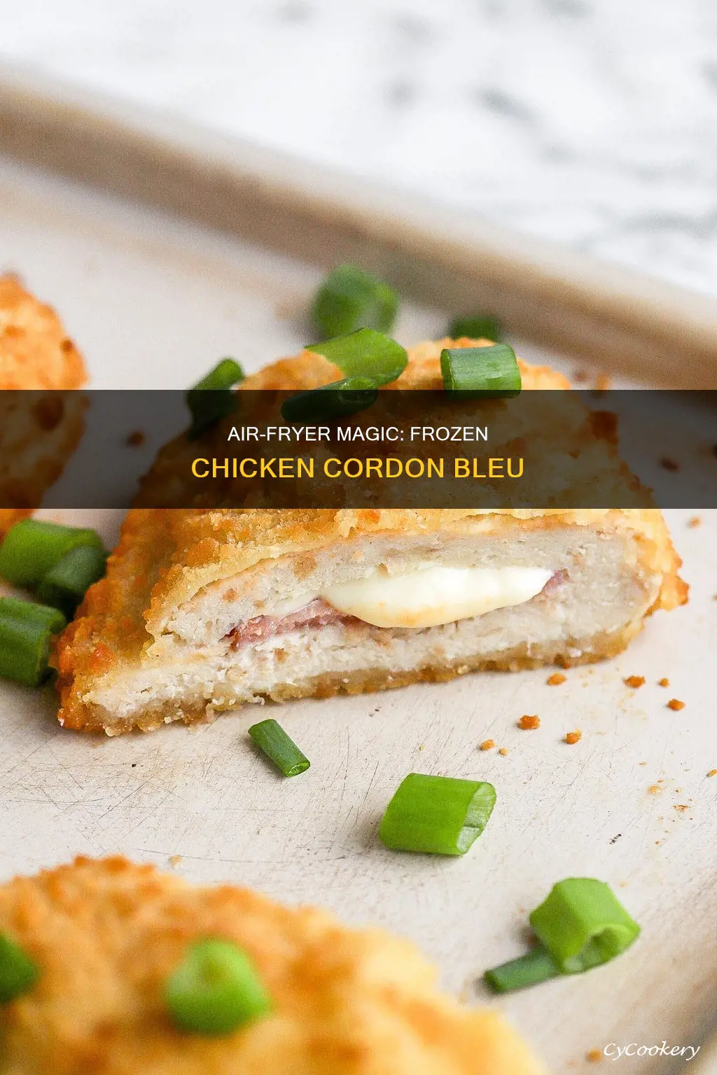 can you air fryer frozen chicken cordon bleu