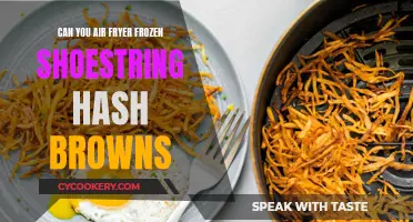 Air-Fryer Hash Browns: Frozen Shoestring Style