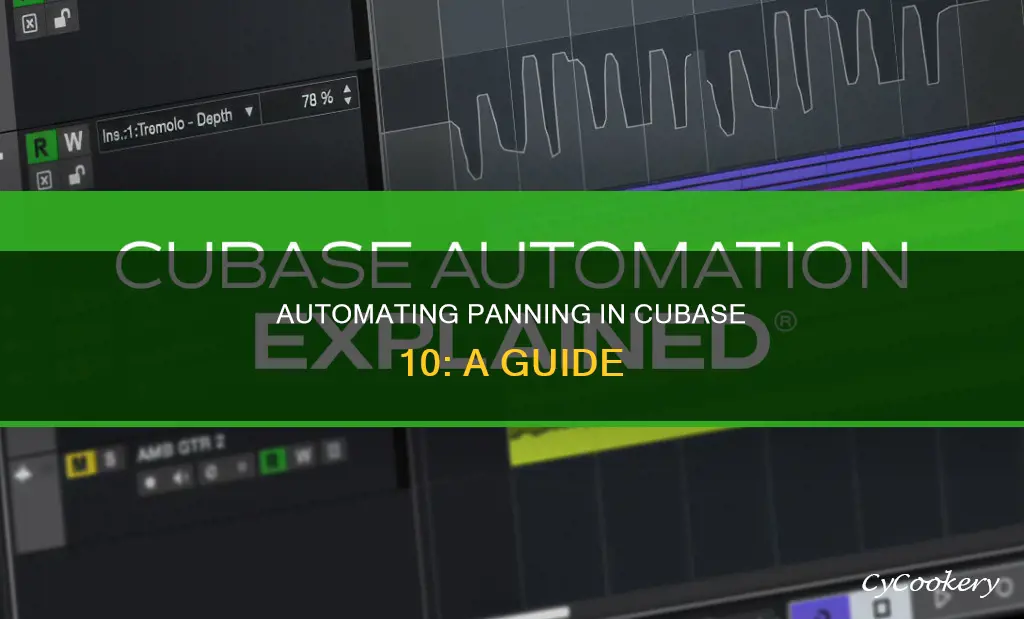 can you automate panning cubase 10