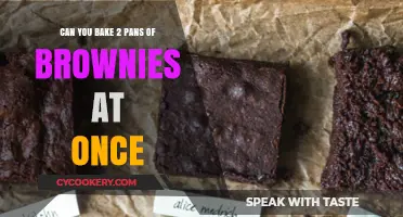 Baking brownies in batches: Is it possible?