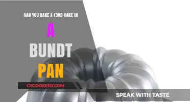 Baking a 13x9 Cake: Bundt Pan Alternative