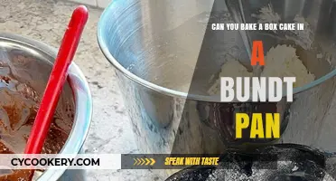 Baking Box Cake in a Bundt Pan: Is It Possible?