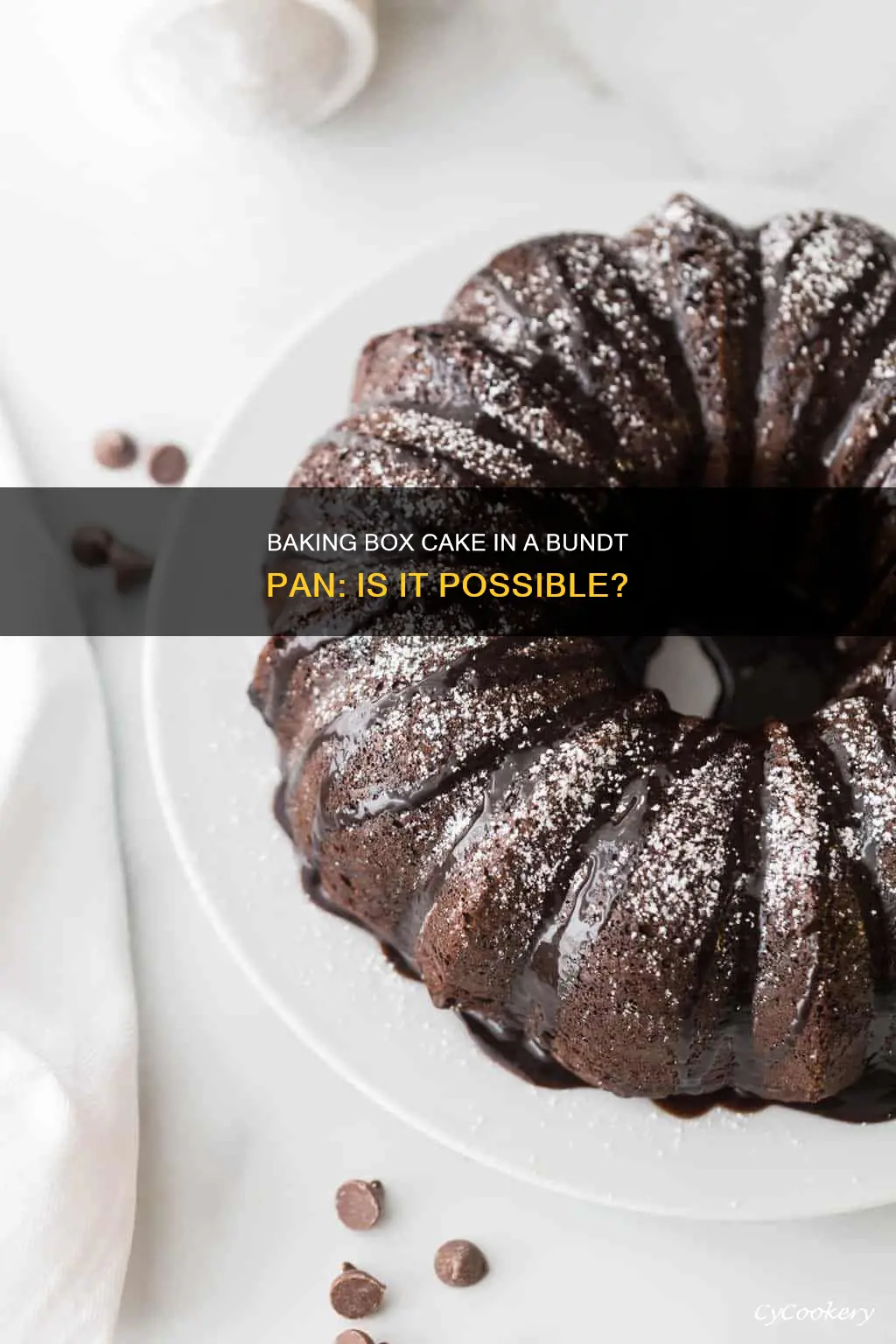 can you bake a box cake in a bundt pan