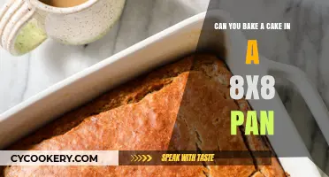 Baking Cakes: 8x8 Pan Possibilities