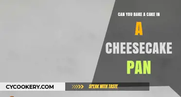 Baking Cakes: Cheesecake Pan Experiment
