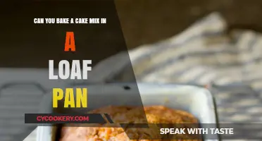 Baking Cake Mix in a Loaf Pan: Is it Possible?