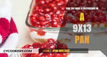 Baking Cheesecake: 9x13 Pan Possibilities