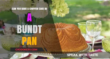 Baking Chiffon Cake: Bundt Pan or Not?