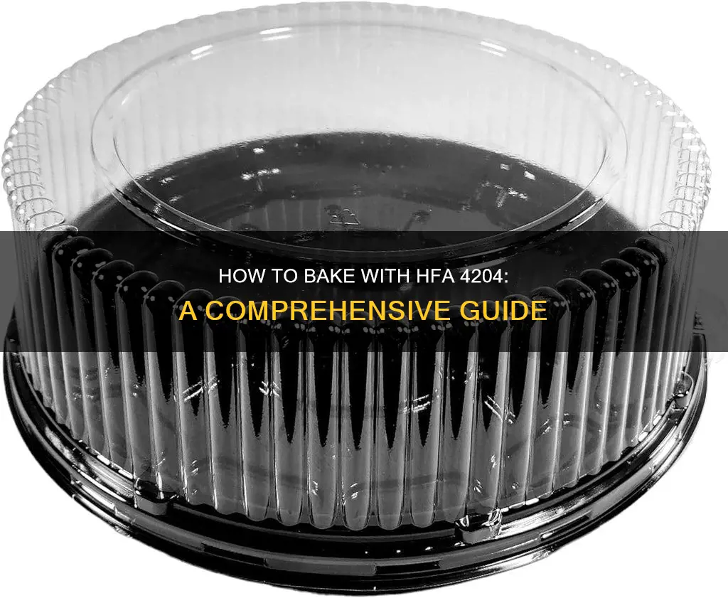 can you bake a pan with hfa 4204