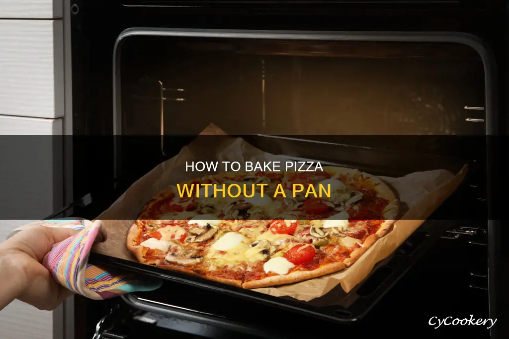 can you bake a pizza without a pan
