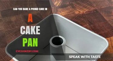 Baking Pound Cake: Cake Pan Possibilities