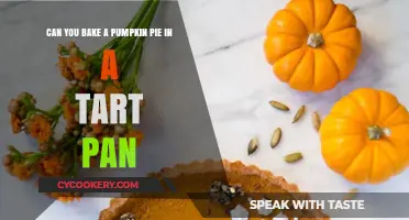 Baking Pumpkin Pie: Tart Pan Swap