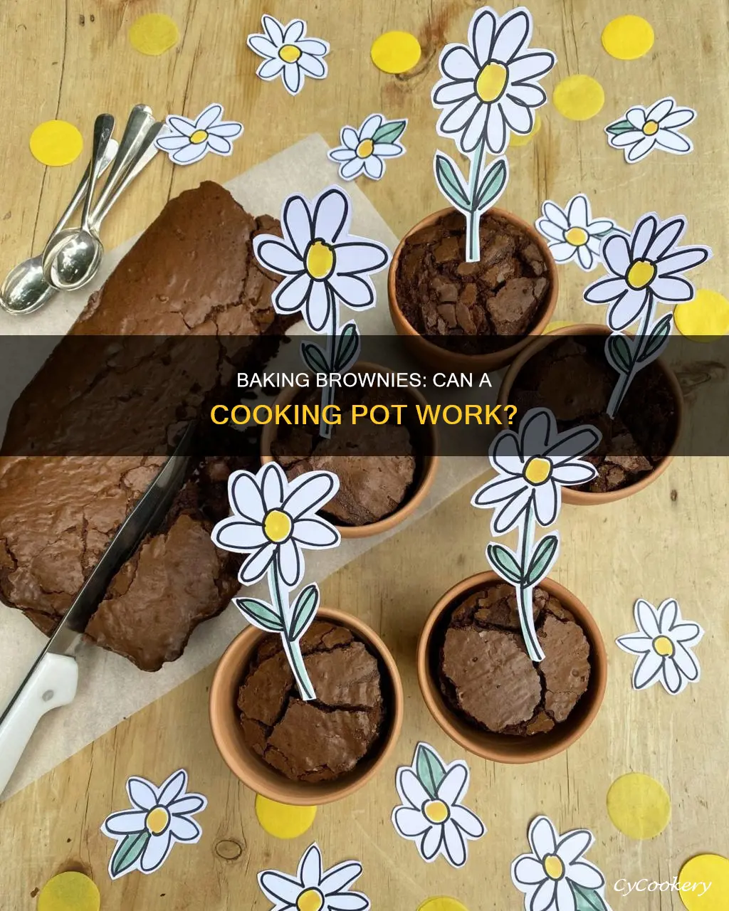 can you bake brownies in a cooking pot