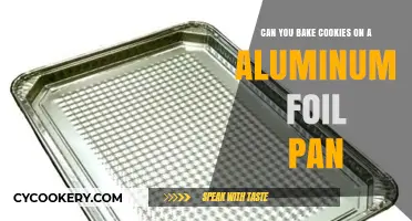 Baking Cookies: Aluminum Foil Pan Tricks