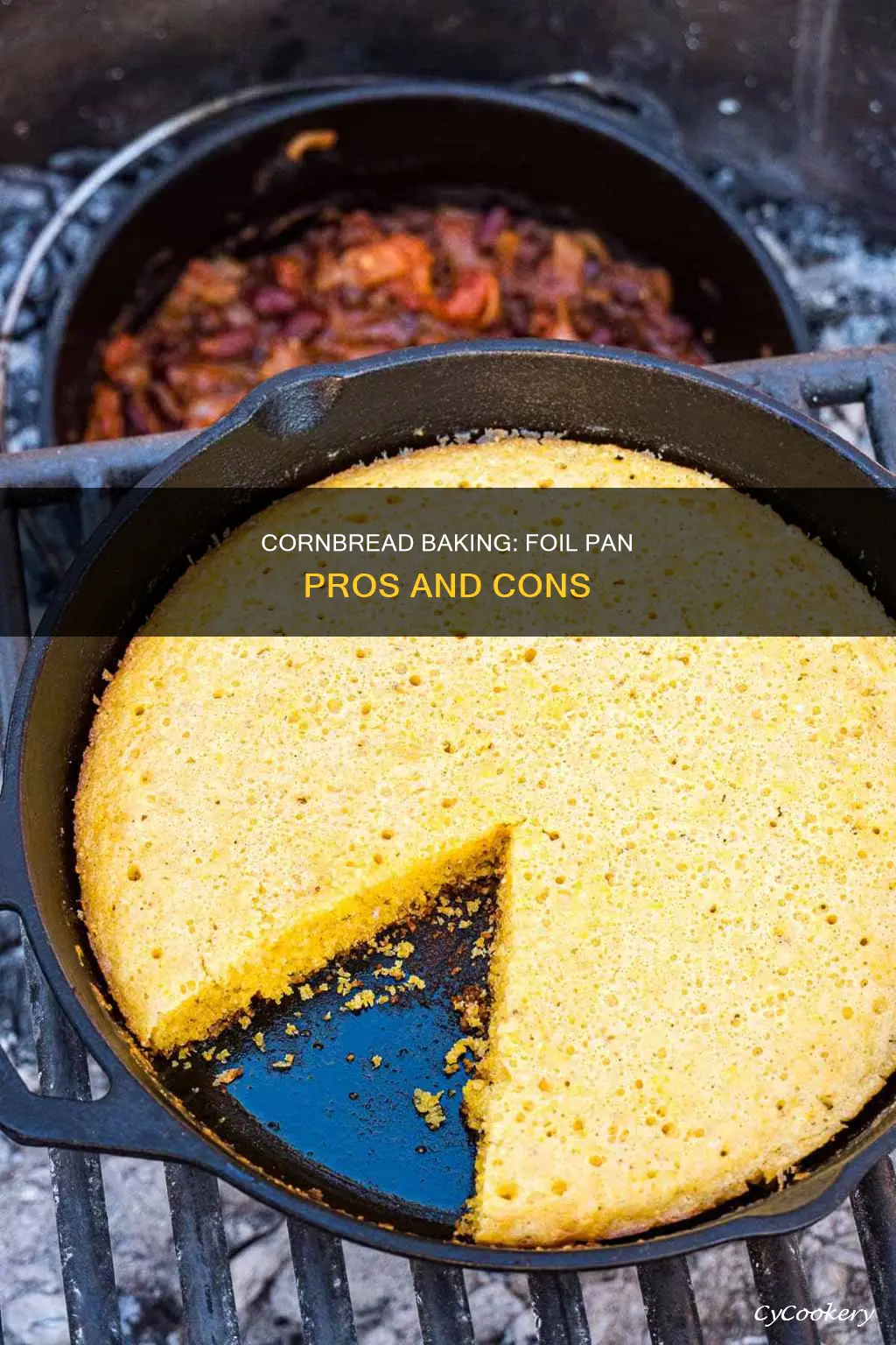 can you bake cornbread in foil pan